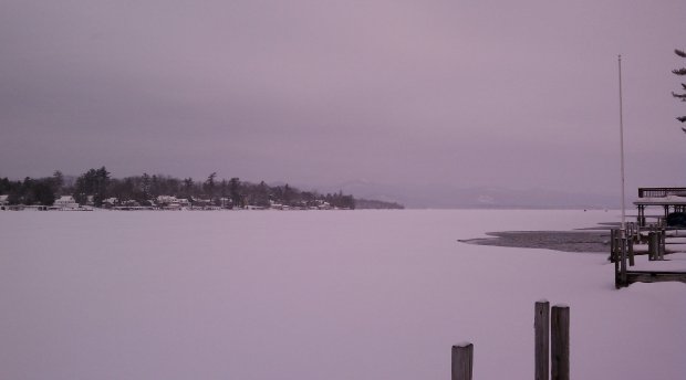 Snow Day on Lake George